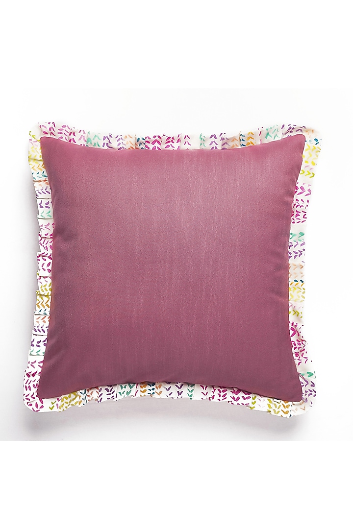 Pink & Fuchsia Cotton Cushion Cover by Onset homes at Pernia's Pop Up Shop