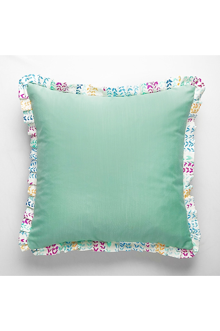Blue & Turquoise Cotton Cushion Cover by Onset homes at Pernia's Pop Up Shop