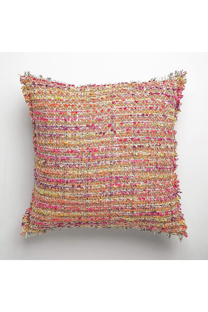 Pink & Fuchsia Cotton Cushion Cover by Onset homes at Pernia's Pop Up Shop