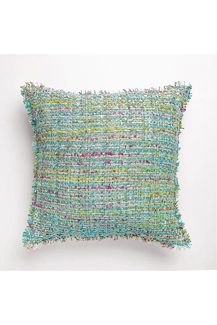 Blue & Turquoise Cotton Cushion Cover by Onset homes at Pernia's Pop Up Shop
