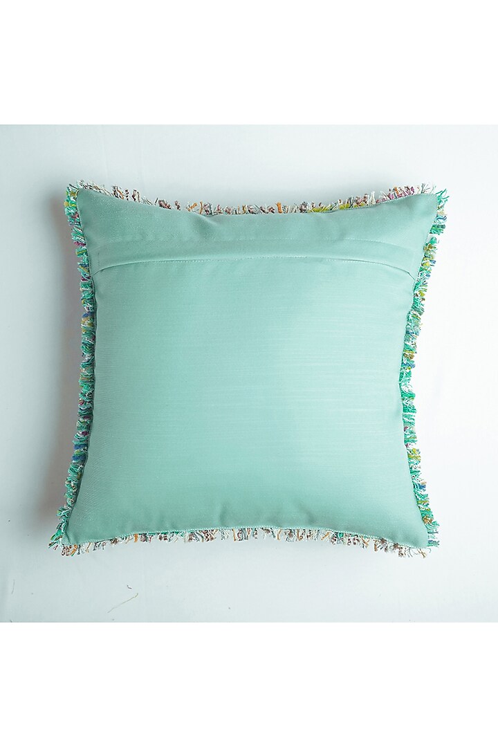 Blue & Turquoise Cotton Cushion Cover by Onset homes at Pernia's Pop Up Shop