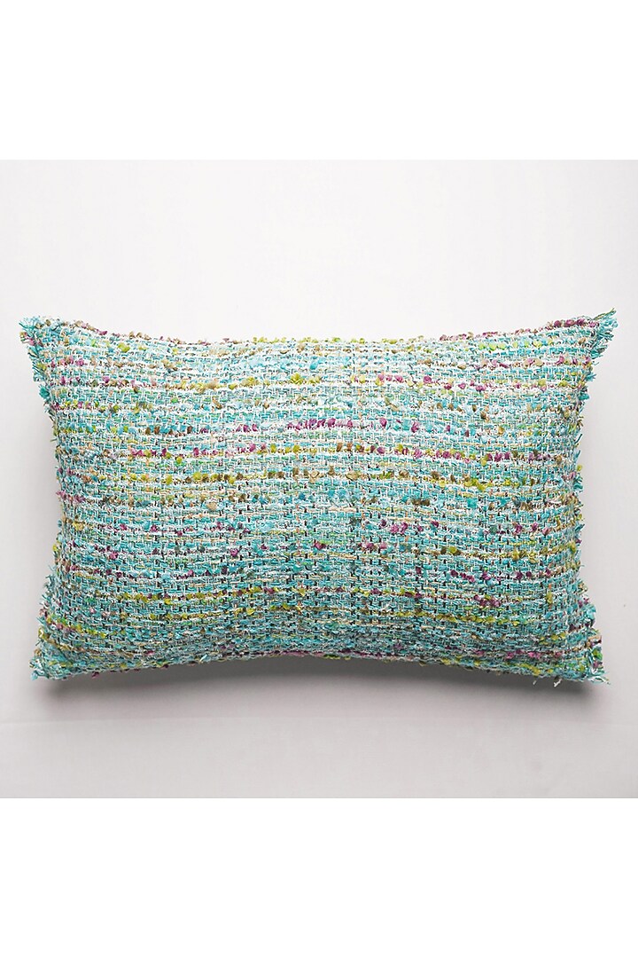 Blue & Turquoise Cotton Cushion Cover by Onset homes at Pernia's Pop Up Shop