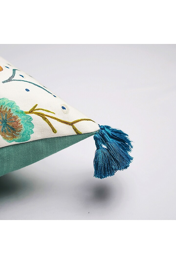 Blue & Turquoise Cotton Cushion Cover by Onset homes at Pernia's Pop Up Shop