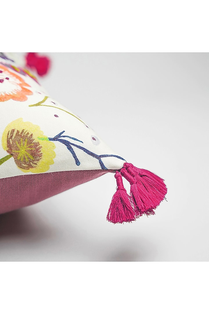 Pink & Fuchsia Cotton Cushion Cover by Onset homes at Pernia's Pop Up Shop