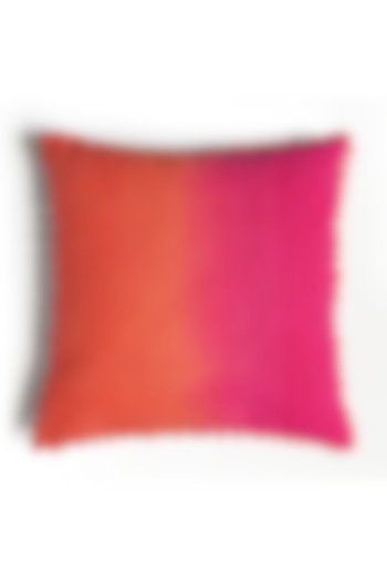 Pink & Fuchsia Cotton Cushion Cover by Onset homes at Pernia's Pop Up Shop