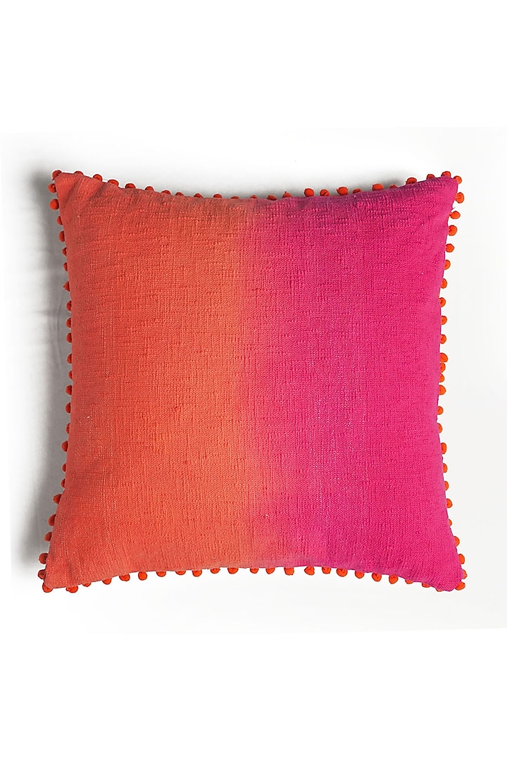 Pink & Fuchsia Cotton Cushion Cover by Onset homes at Pernia's Pop Up Shop