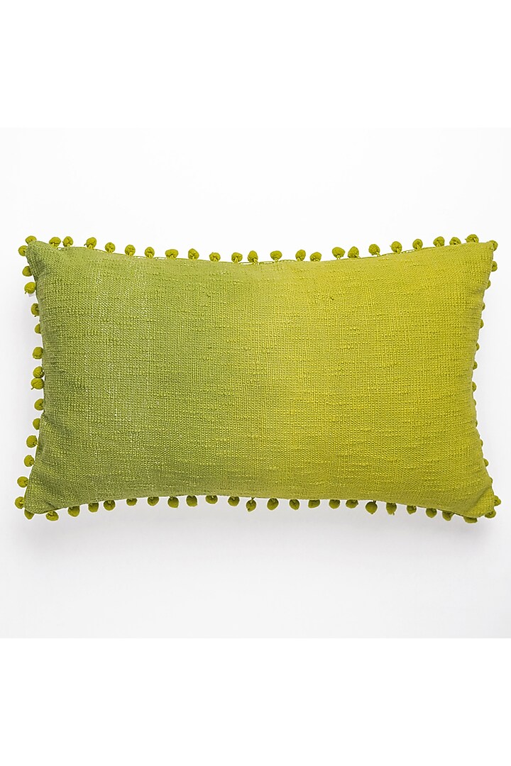 Green & Lime Green Cotton Cushion Cover by Onset homes at Pernia's Pop Up Shop