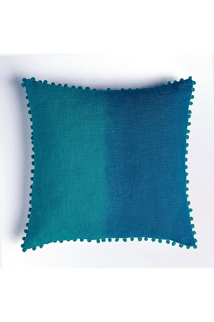 Blue & Turquoise Cotton Cushion Cover by Onset homes at Pernia's Pop Up Shop