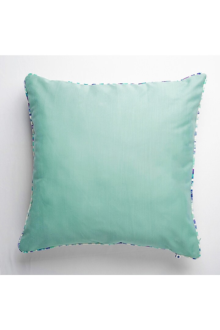 Blue & Turquoise Cotton Cushion Cover by Onset homes at Pernia's Pop Up Shop