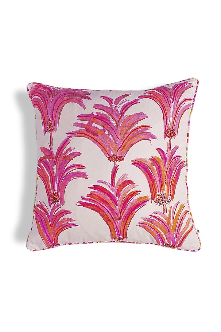 Pink & Fuchsia Cotton Cushion Cover by Onset homes at Pernia's Pop Up Shop