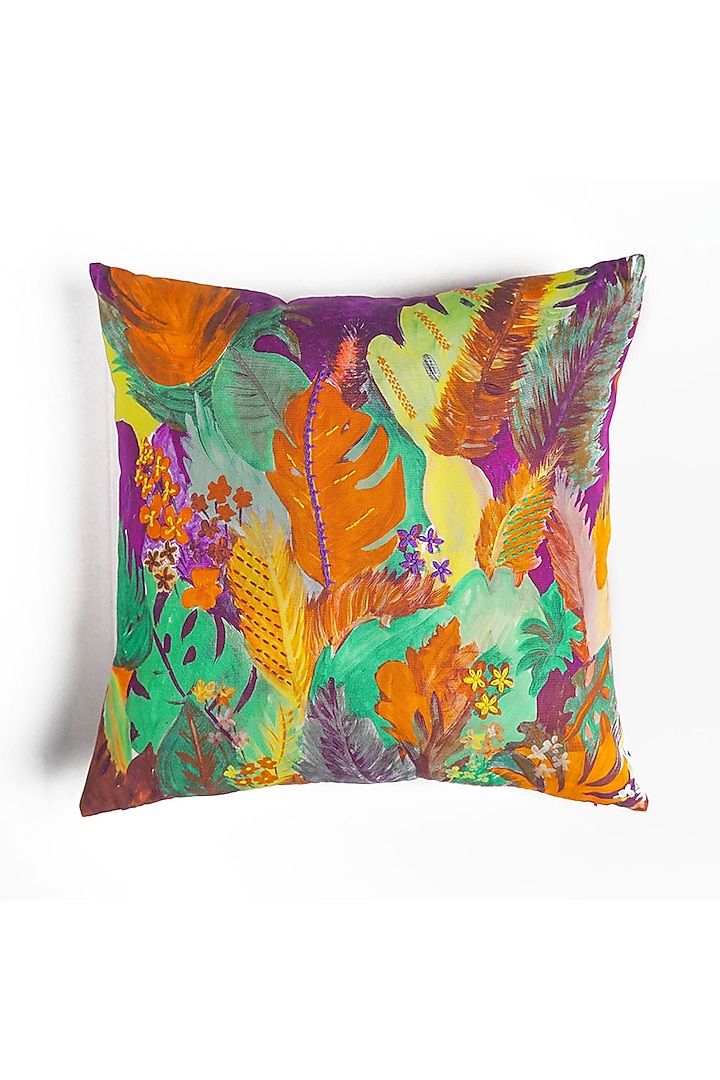 Orange & Tangerine Cotton Cushion Cover by Onset homes at Pernia's Pop Up Shop