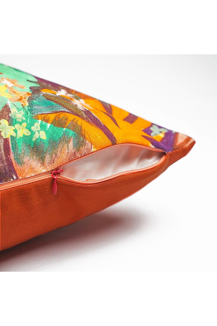 Orange & Tangerine Cotton Cushion Cover by Onset homes at Pernia's Pop Up Shop