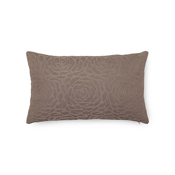 Coffee Embroidered Cushion Cover by Onset homes at Pernia's Pop Up Shop