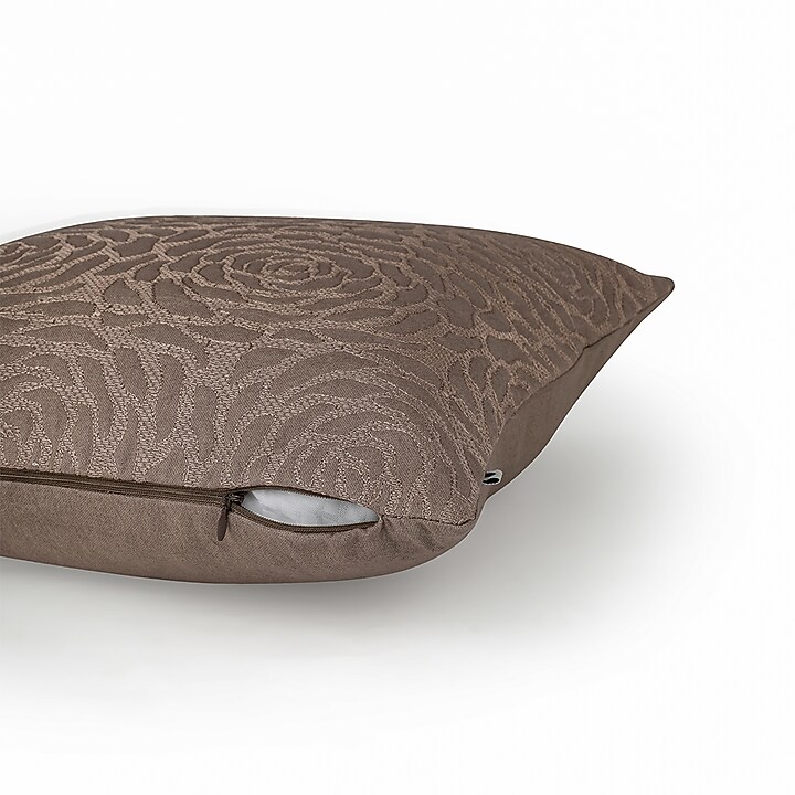 Coffee Embroidered Cushion Cover by Onset homes at Pernia's Pop Up Shop