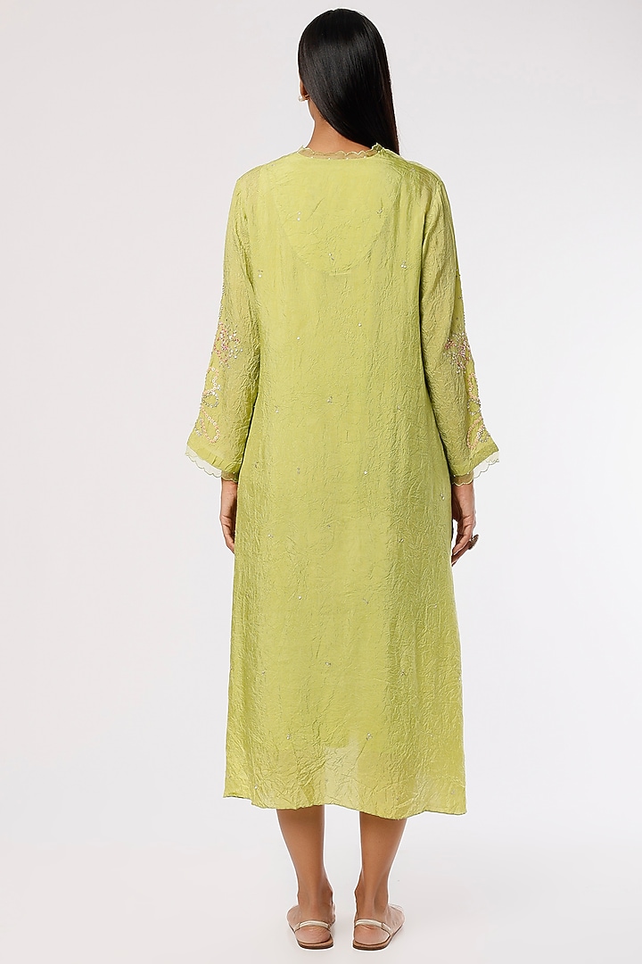 Pear Embroidered A-line Kurta by One not two at Pernia's Pop Up Shop