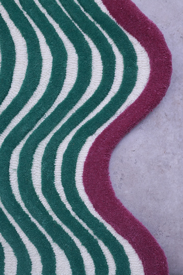 Multi-Colored Wool Tufted Carpet by Neytt Homes at Pernia's Pop Up Shop