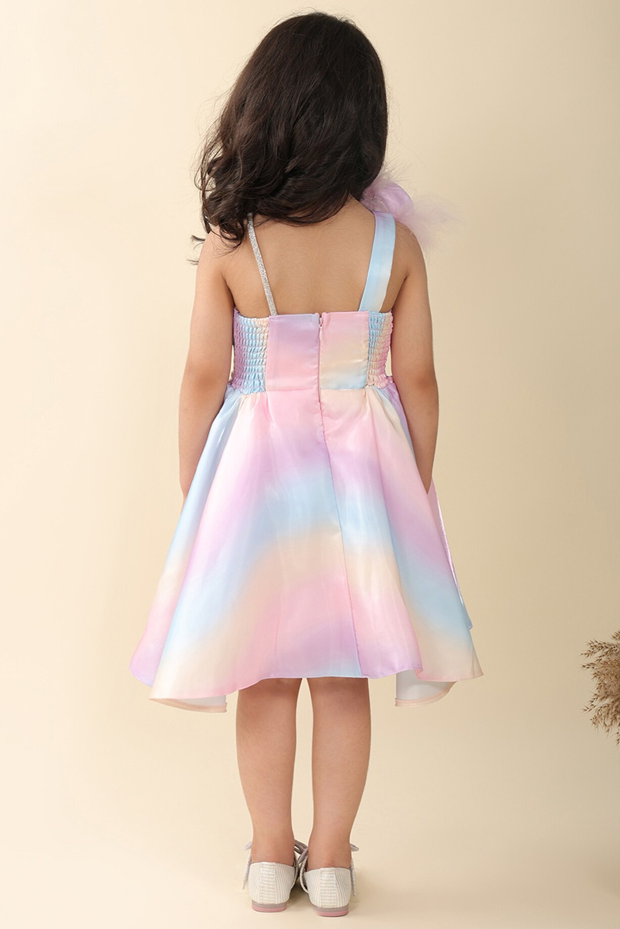 open lace back dress Tyla