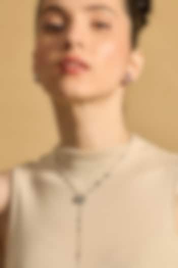 Silver Plated Ruby Stone Handcrafted Stud Earrings by Opalina at Pernia's Pop Up Shop