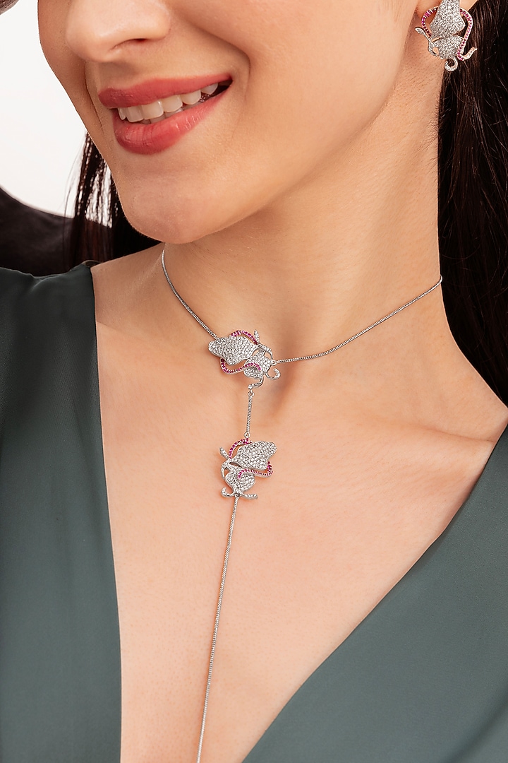 Silver Plated Swarovski Stud Earrings by Opalina at Pernia's Pop Up Shop