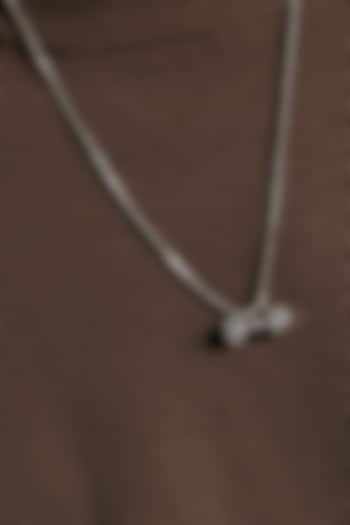 White Finish Pendant Necklace by Opalina at Pernia's Pop Up Shop