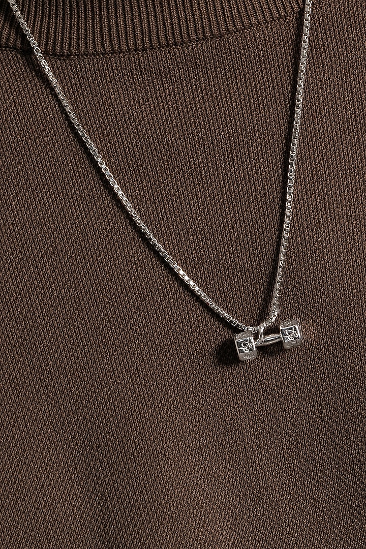 White Finish Pendant Necklace by Opalina at Pernia's Pop Up Shop
