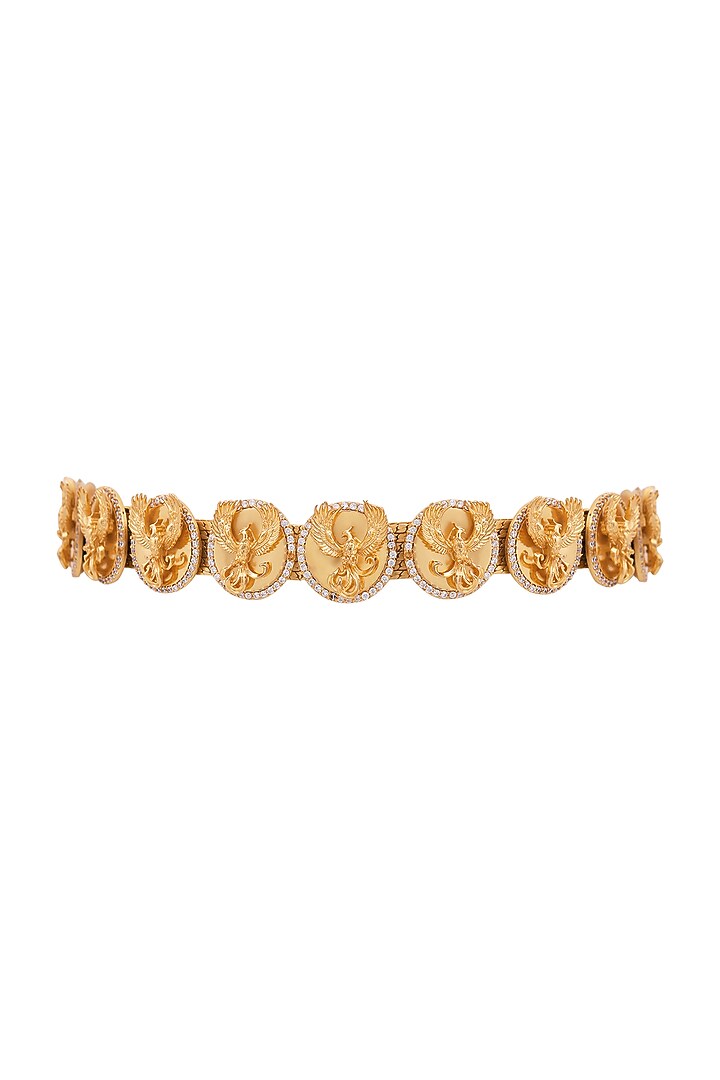 Gold Finish Swarovski Crystal Choker Necklace by Opalina at Pernia's Pop Up Shop