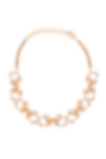 Gold Finish 3D Figurine Links Necklace by Opalina at Pernia's Pop Up Shop