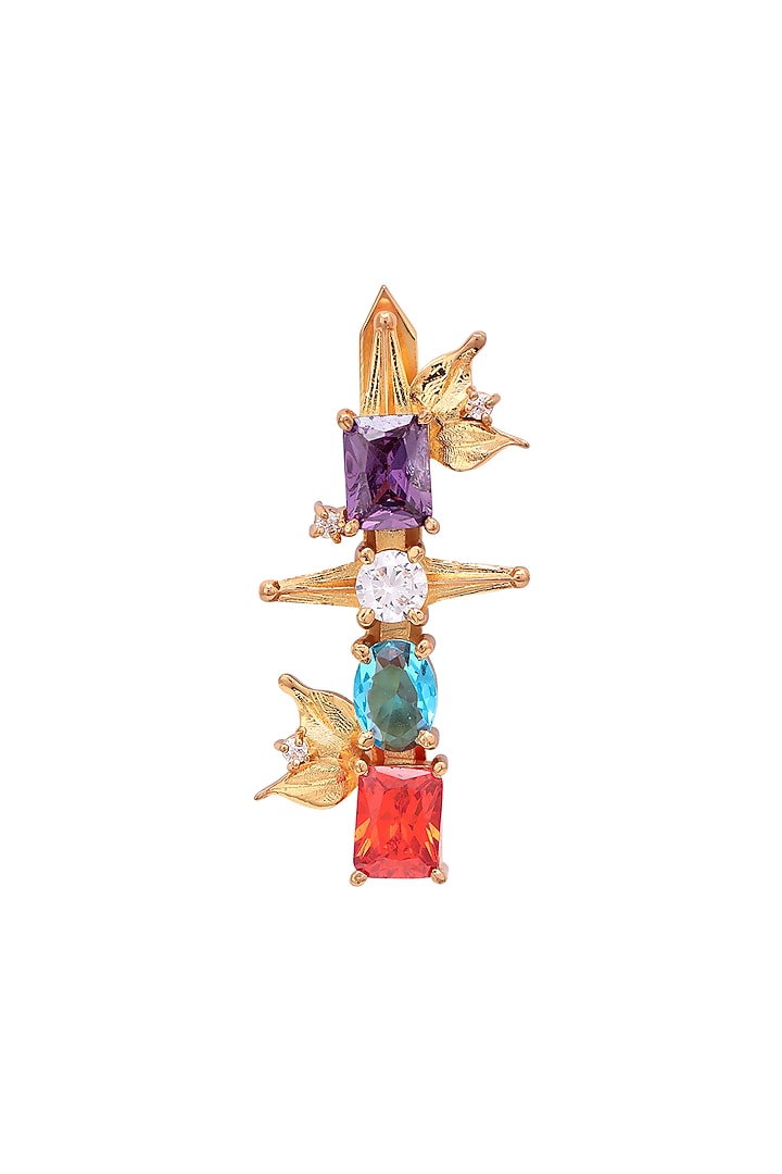 Gold Plated Crystal Hair Clips by Opalina at Pernia's Pop Up Shop
