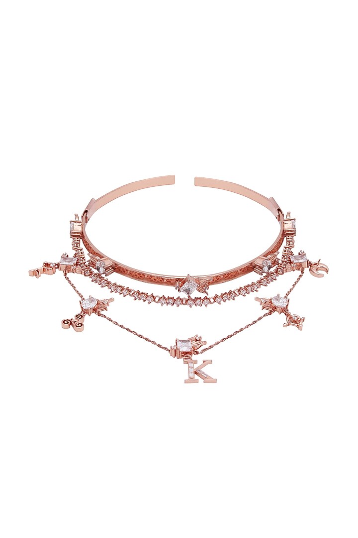 Rose Gold Plated Handcrafted Choker Necklace by Opalina at Pernia's Pop Up Shop
