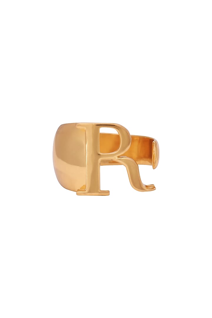 Gold Plated Handcrafted Customizable Ring by Opalina at Pernia's Pop Up Shop