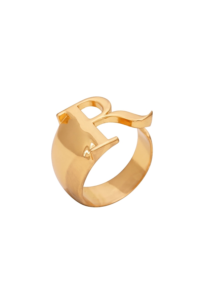 Gold Plated Handcrafted Customizable Ring by Opalina at Pernia's Pop Up Shop