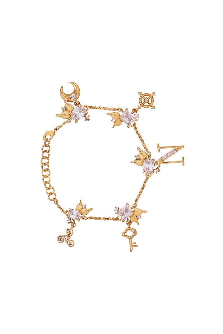 Gold Plated Handcrafted Bracelet by Opalina at Pernia's Pop Up Shop