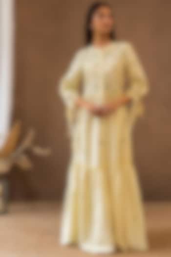 Yellow Linen Maxi Summer Dress by Originate at Pernia's Pop Up Shop