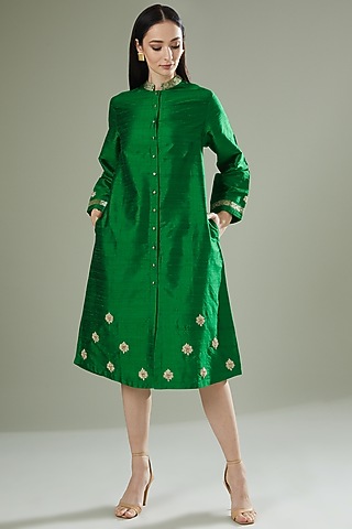 Emerald Embroidered Overlay by Originate