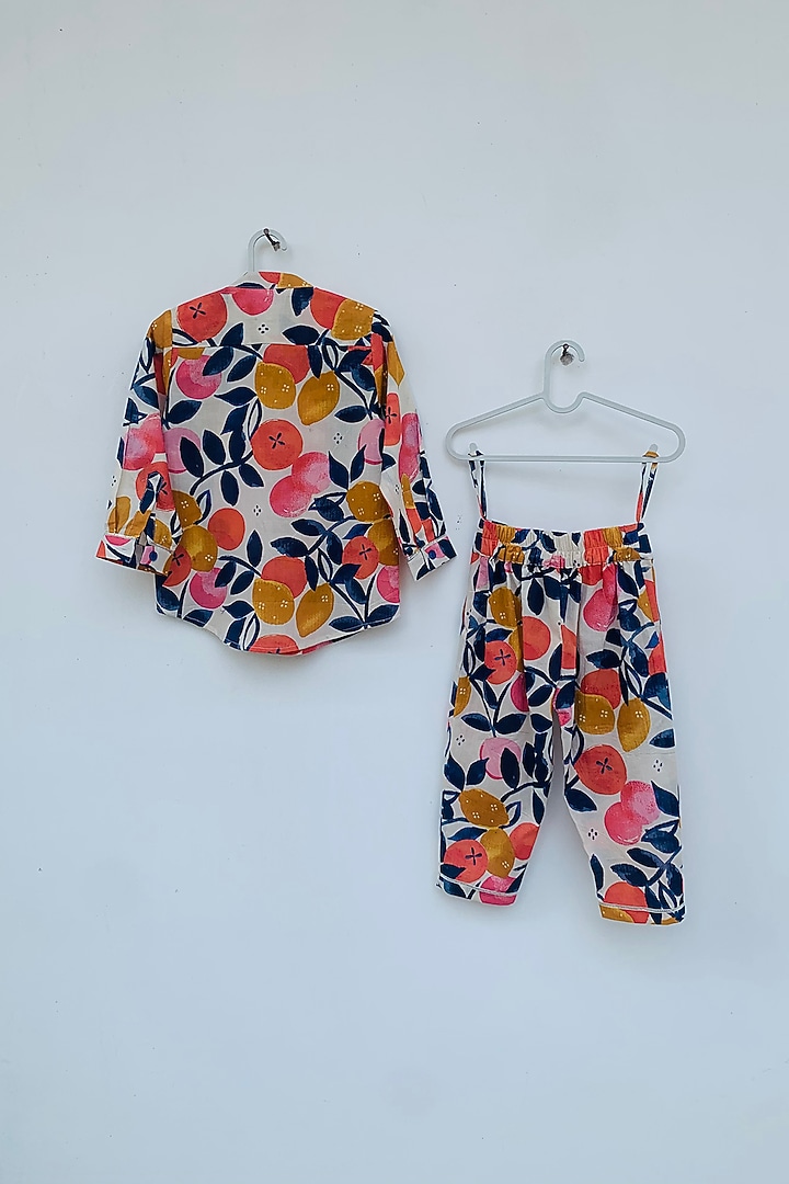 Multi Colored Printed Pant Set by ORCR KIDS at Pernia's Pop Up Shop