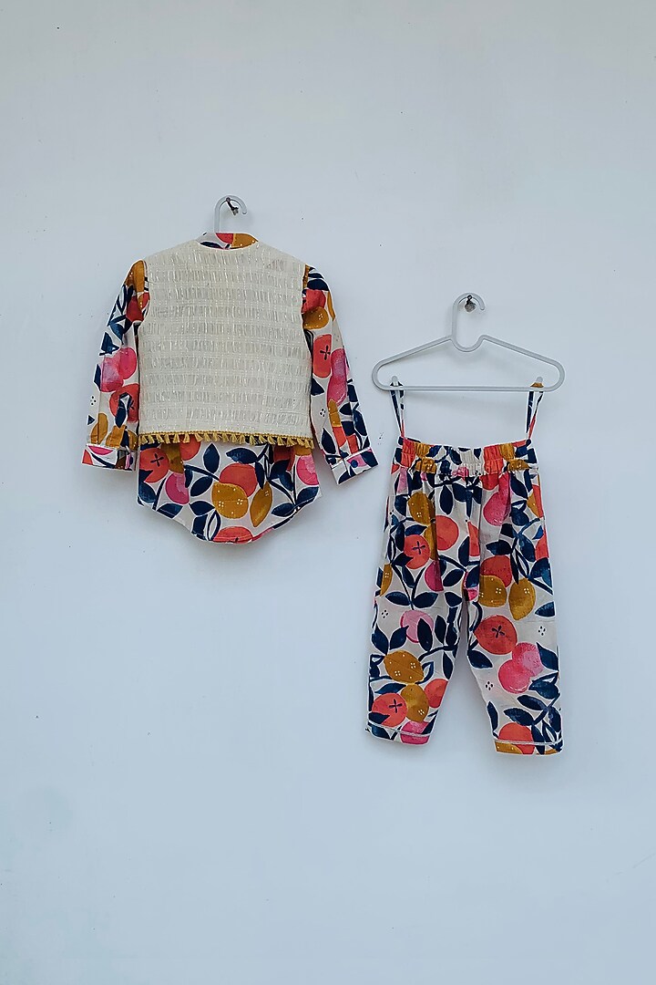 Multi Colored Pant Set With Print by ORCR KIDS at Pernia's Pop Up Shop