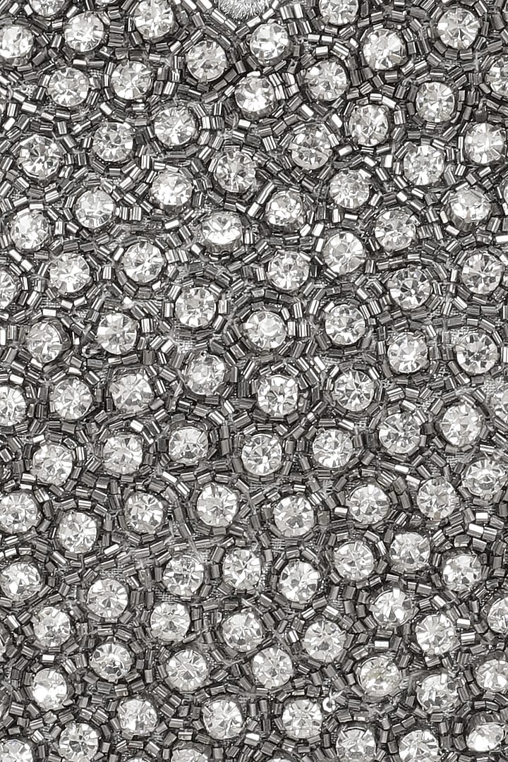 Silver Embellished Clutch by Ornatte at Pernia's Pop Up Shop