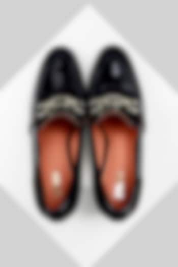 Blue Patent Leather Shoes by Oroh at Pernia's Pop Up Shop