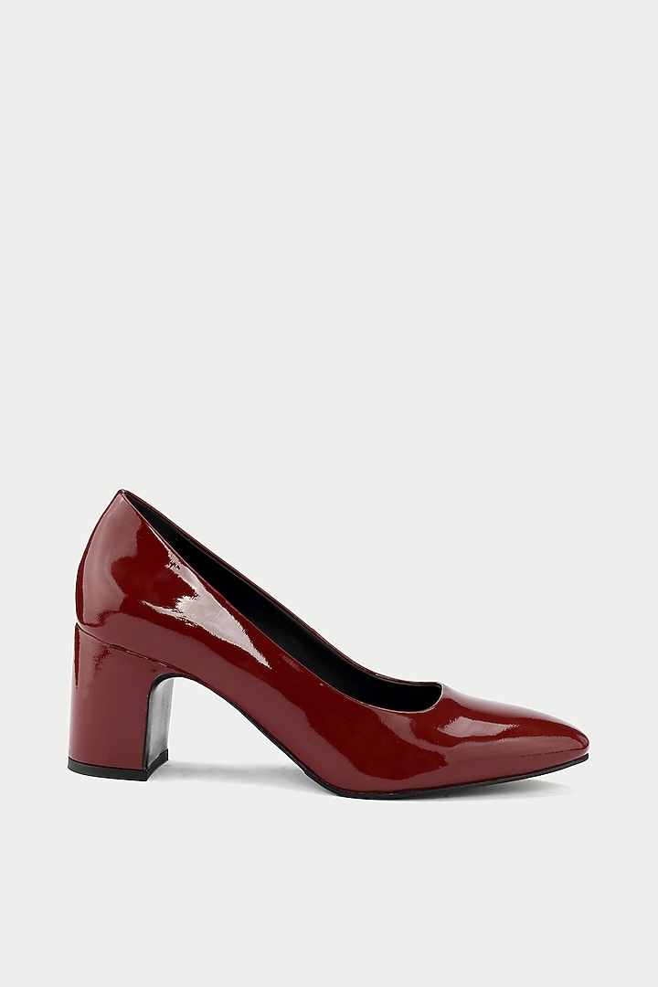 Red Patent Leather Pump Heels by Oroh at Pernia's Pop Up Shop