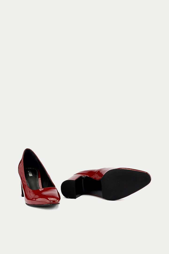 Red Patent Leather Pump Heels by Oroh at Pernia's Pop Up Shop
