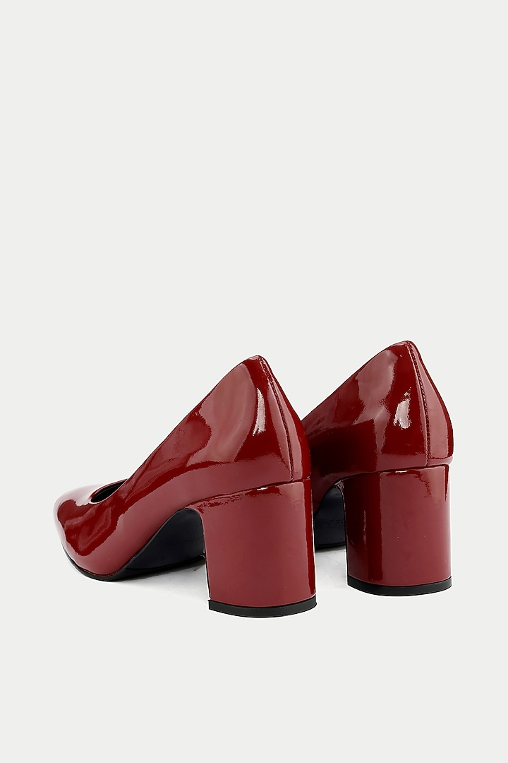 Red Patent Leather Pump Heels by Oroh at Pernia's Pop Up Shop