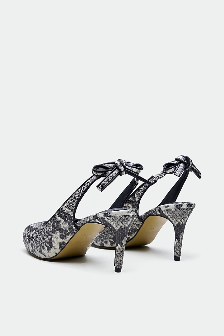 Multi-Colored Genuine Leather Peep-Toe Pump Heels by Oroh at Pernia's Pop Up Shop
