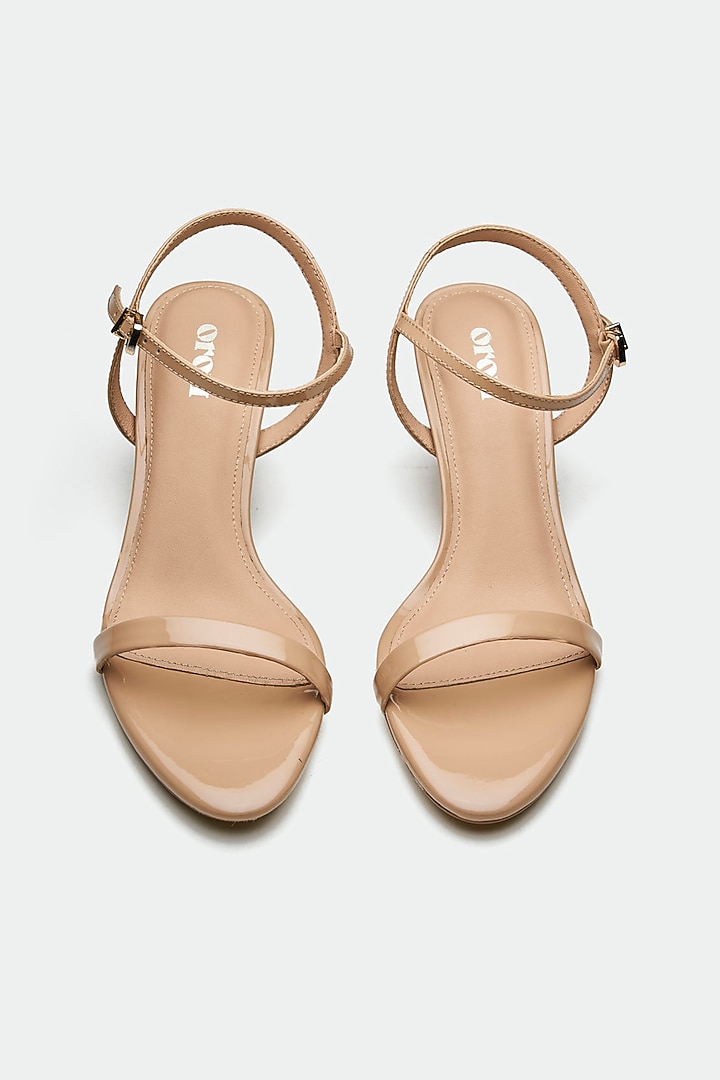 Pink Genuine Leather Kitten Heels by Oroh at Pernia's Pop Up Shop