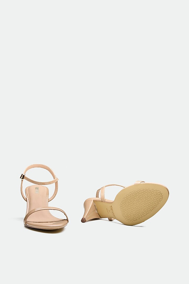Pink Genuine Leather Kitten Heels by Oroh at Pernia's Pop Up Shop