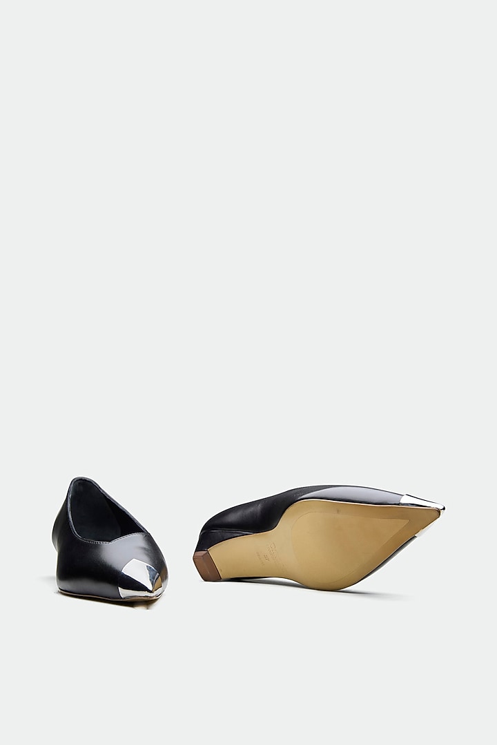 Black Patent Leather Heels by Oroh at Pernia's Pop Up Shop
