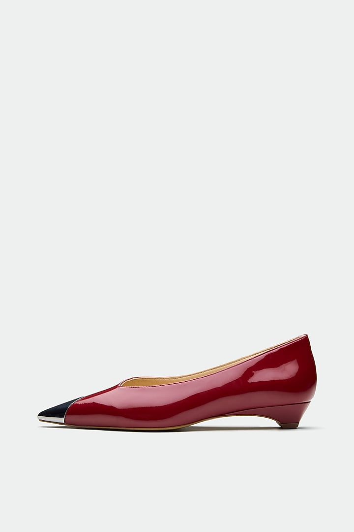 Red Patent Leather Heels by Oroh at Pernia's Pop Up Shop
