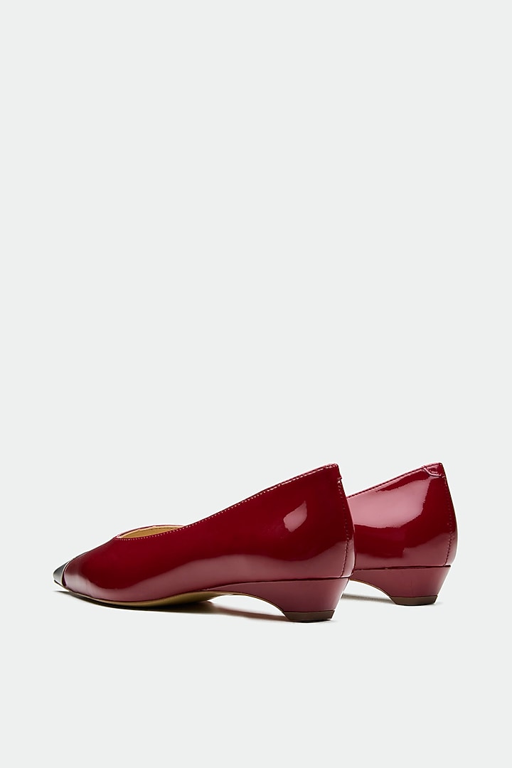 Red Patent Leather Heels by Oroh at Pernia's Pop Up Shop