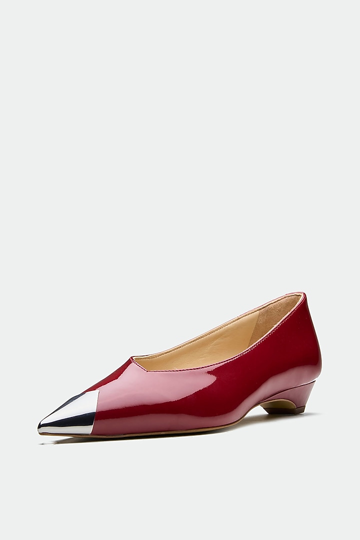 Red Patent Leather Heels by Oroh at Pernia's Pop Up Shop