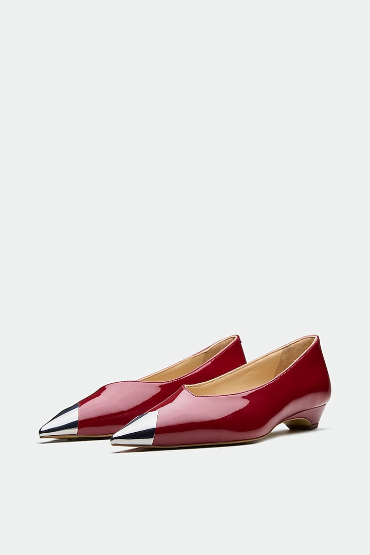 Red Patent Leather Heels by Oroh at Pernia's Pop Up Shop