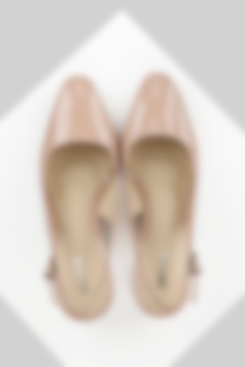 Pink Patent Leather Slingback Pumps by Oroh at Pernia's Pop Up Shop